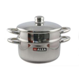 VAPORERA ALZA 3 PIEZAS INOX 20 CM