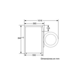 LAVADORA SIEMENS WM12Q468EE 8 KG 1200RPM A+++