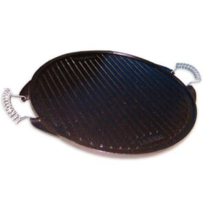 PLANCHA DE ASADO GUISON HIERRO FUNDIDO TOP CUINA 42 CM REDONDA