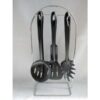 juego de cocina metaltex rapid 6 piezas + soporte