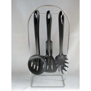 juego de cocina metaltex rapid 6 piezas + soporte