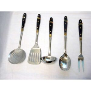 juego de cocina arcos serie regia 5 piezas acero inoxidable 18/10 ref.4125