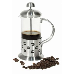 Cafetera tetera de émbolo imf acero inox y cristal 600 ml