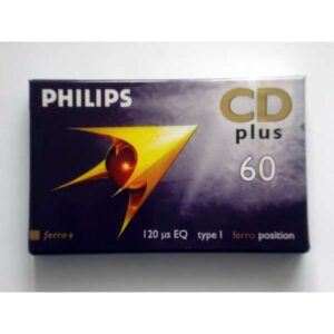 Cassette audio philips CD plus 60