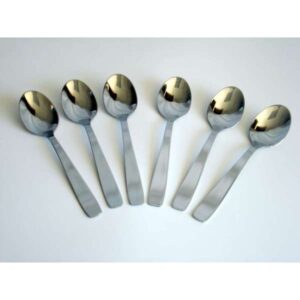 Lote 6 cucharas cafe dalper mesa hotel acero inox