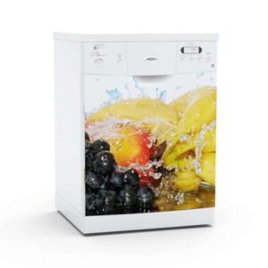 Vinilo Stick art autoadhesivo Frutta lavavajillas 75 x 64 cm