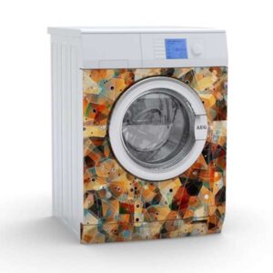 Vinilo Stick art autoadhesivo Fracttale lavadora 75 x 64 cm