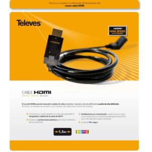 Cable televes HDMI macho macho 1,5 m