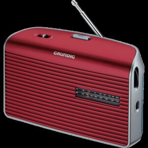 Radio Grundig music 60 portatil GNR 1540 rojo silver
