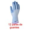 12 pares de Guantes 3L Foodcontact NT WX 300 Talla 7