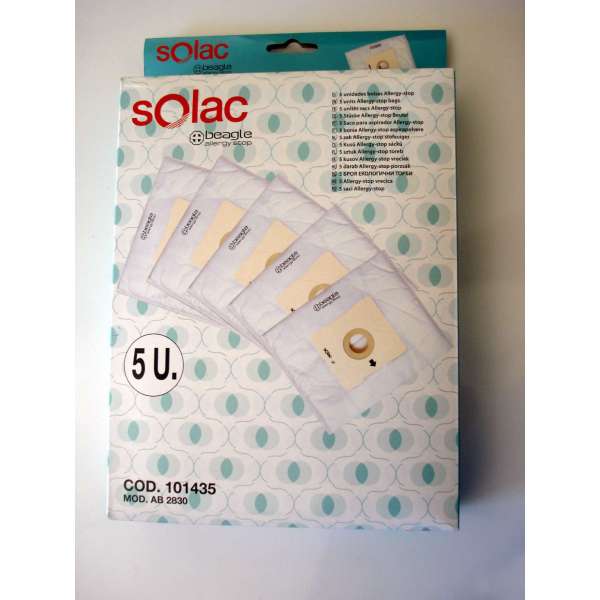 Bolsas de aspiradora Solac Beagle cod. 101435