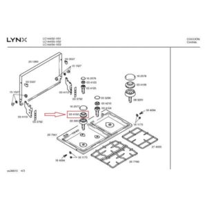 Linx LC 144-03 anillo quemador 034102