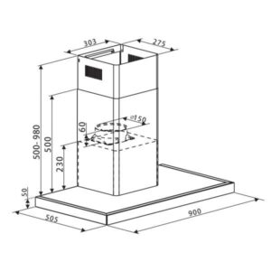 Campana Orbegozo DS 62190 IN