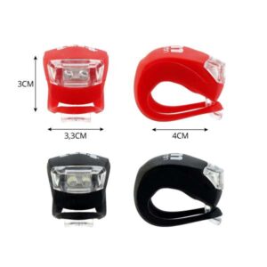 TM electrón TMTOR003 Luz frontal y trasera para bicicleta