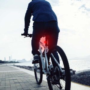 TM electrón TMTOR003 Luz frontal y trasera para bicicleta