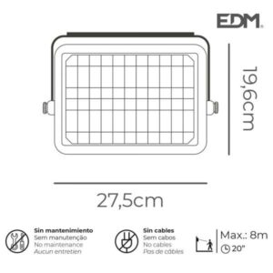 Aplique solar EDM 10 watios ref. 31844