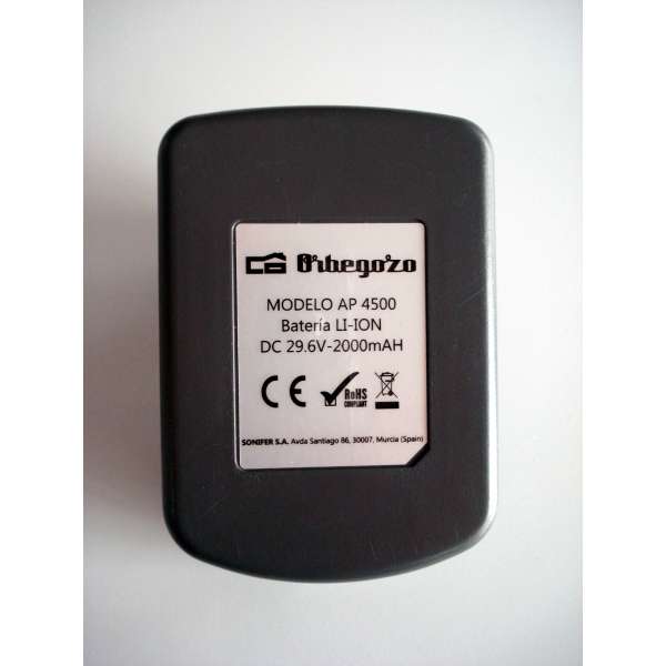 Orbegozo AP 4500 - APC 6000 Bateria 44486
