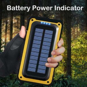 Linterna LED solar EDM funcion power bank con gancho e iman ref. 36126