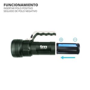 Linterna portátil TM electrón de alta luminosidad TMTOR015 Verde