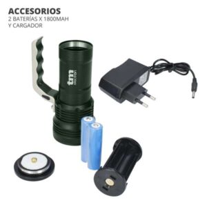 Linterna portátil TM electrón de alta luminosidad TMTOR015 Verde
